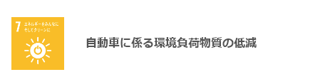 自動車に係る環境負荷物質の低減